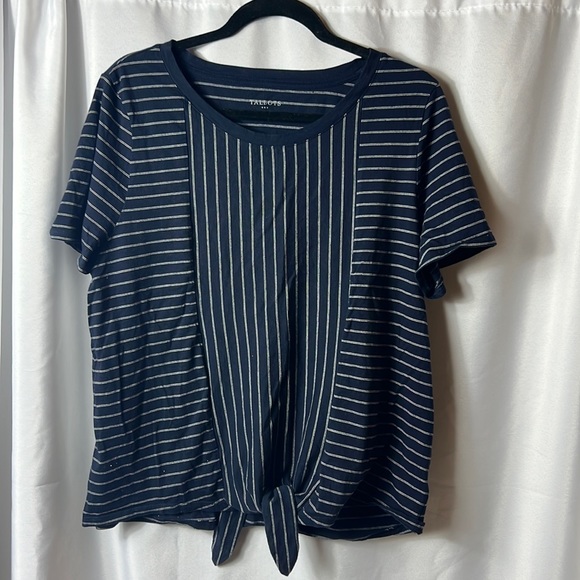 Talbots Tops - Talbots tie front blouse